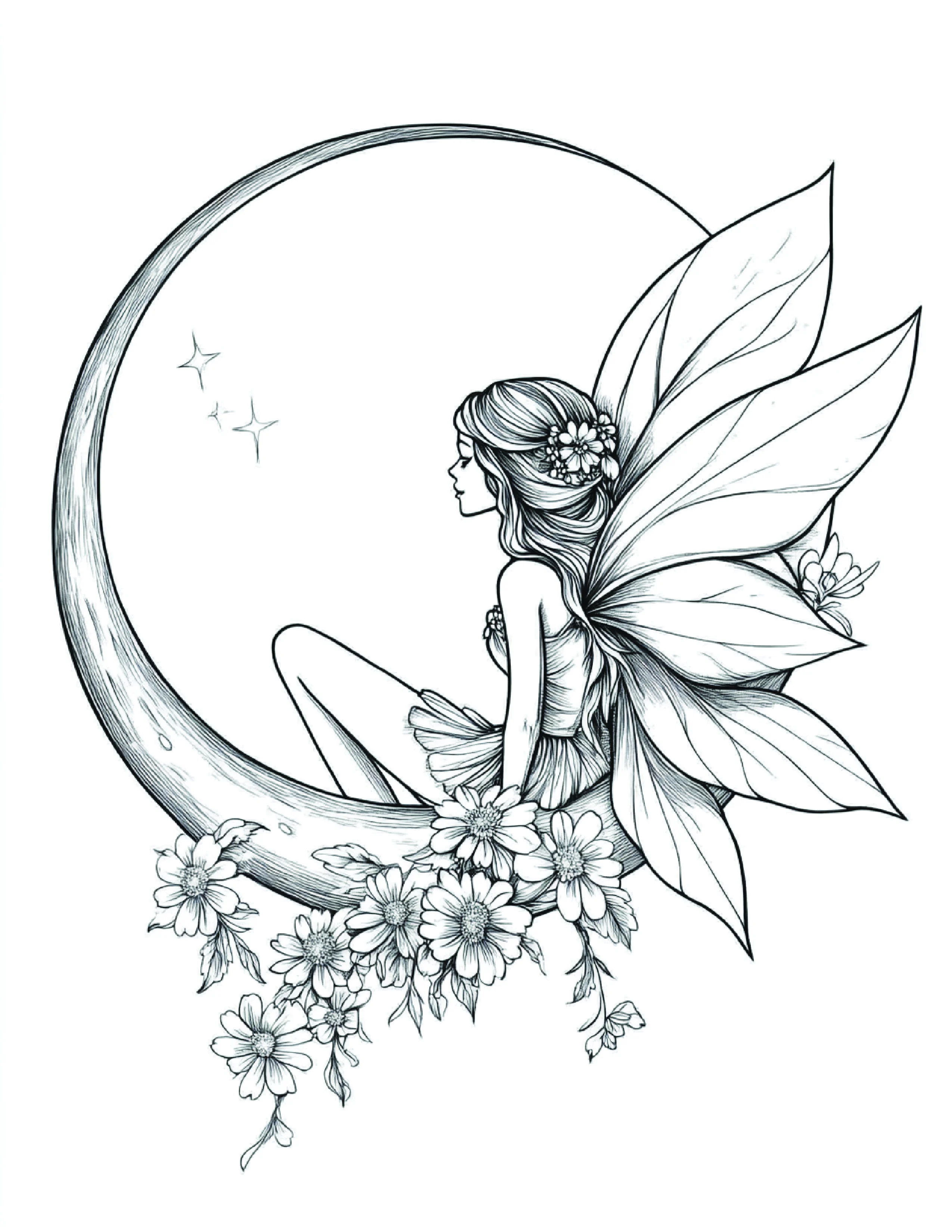 Fada da Lua para colorir 145