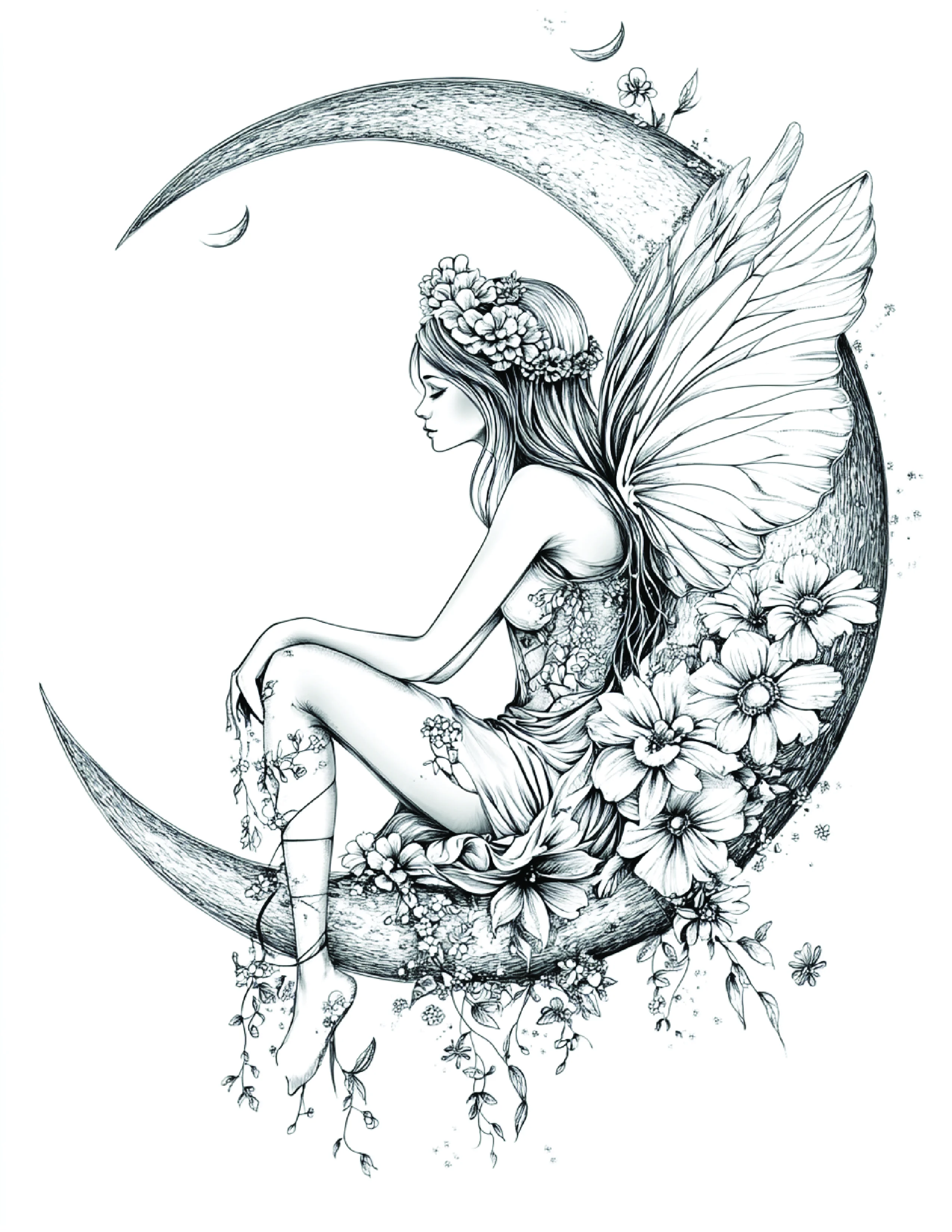 Fada da Lua para colorir 149