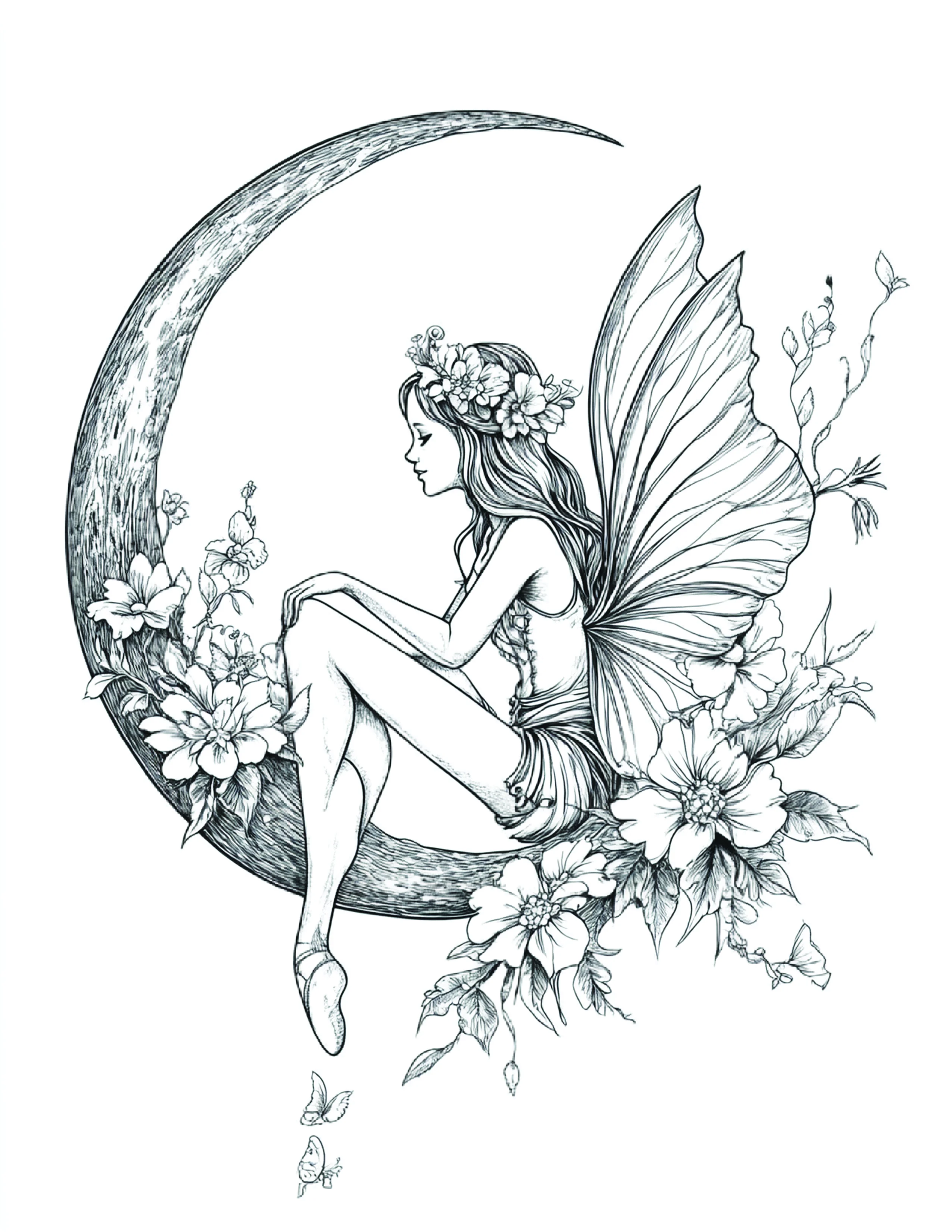 Fada da Lua para colorir 162