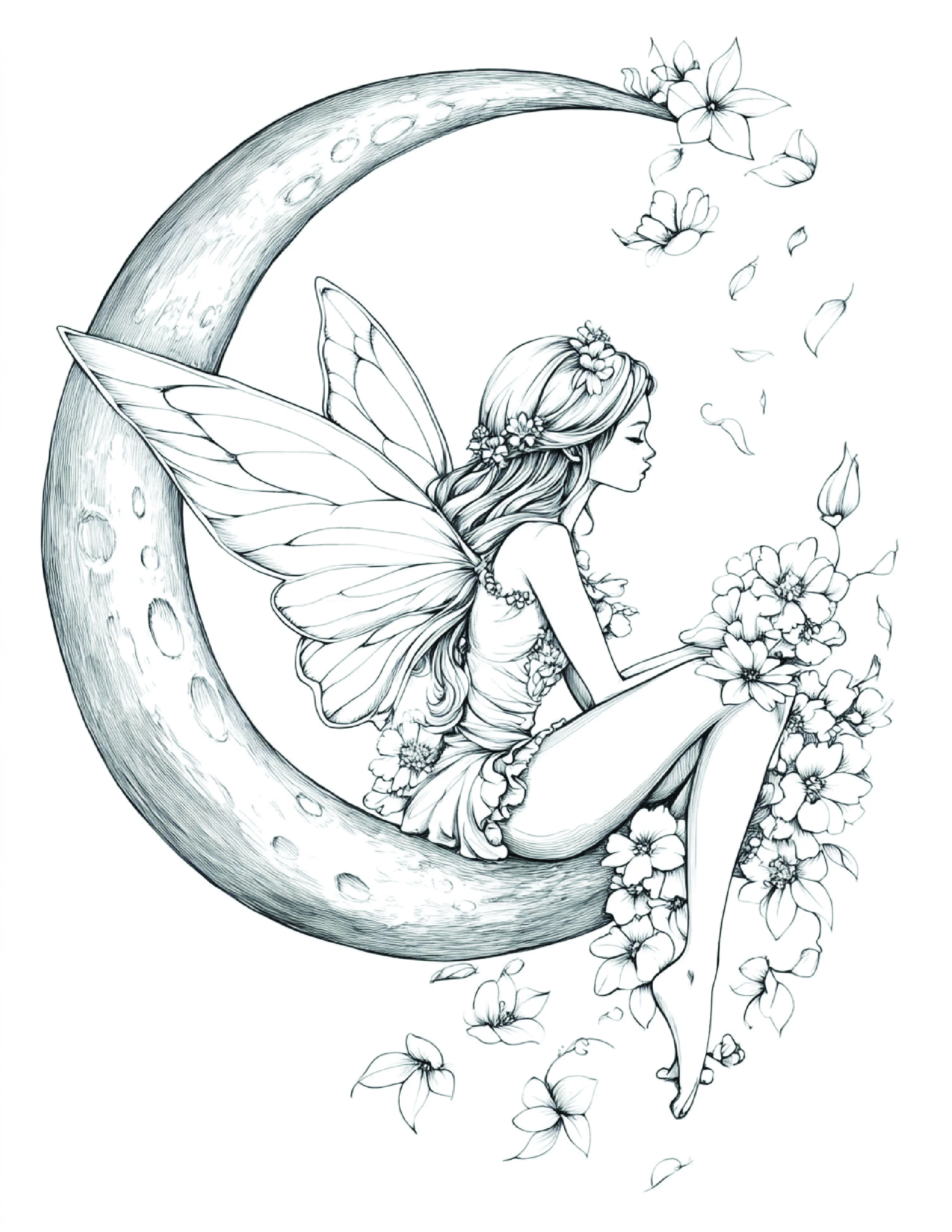 Fada da Lua para colorir 173