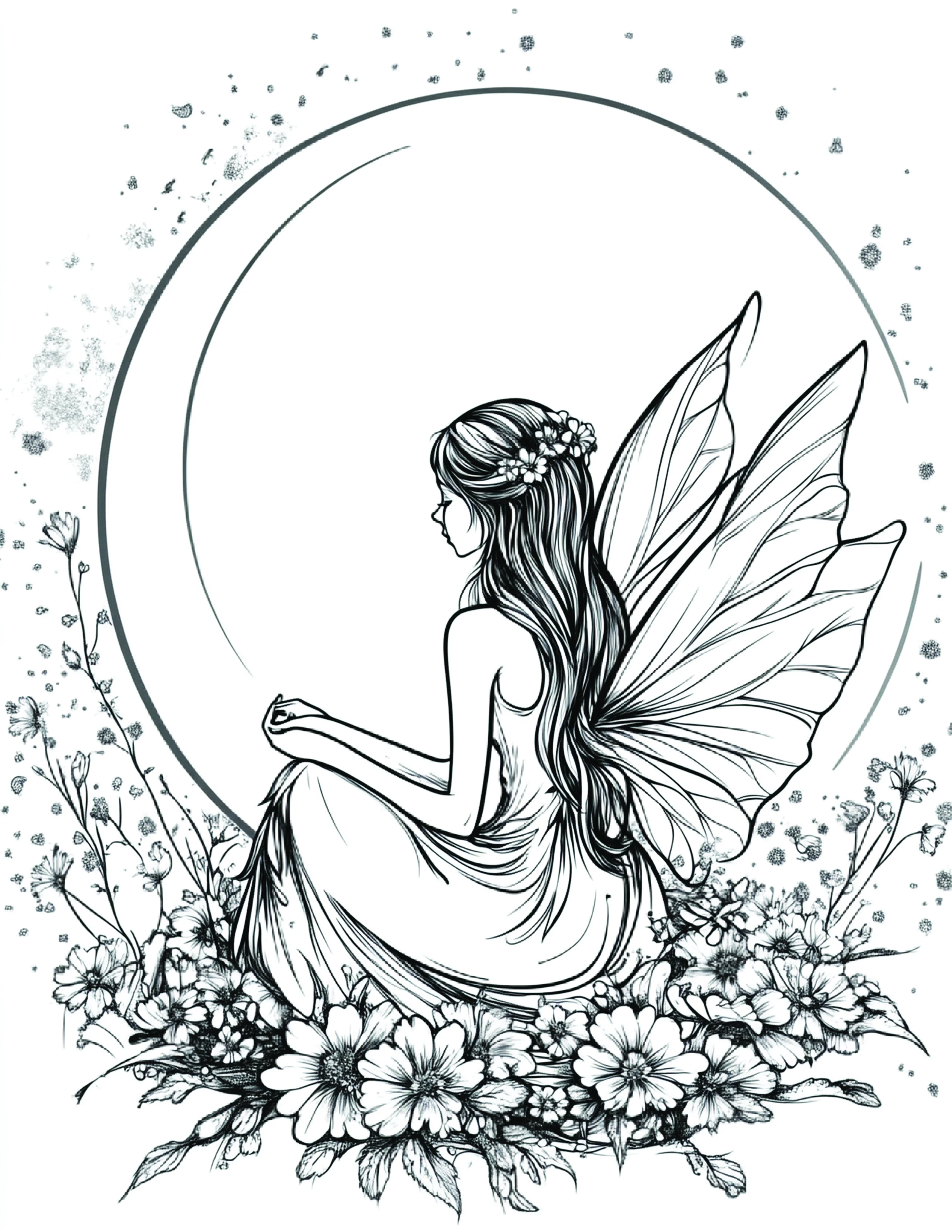 Fada da Lua para colorir 174