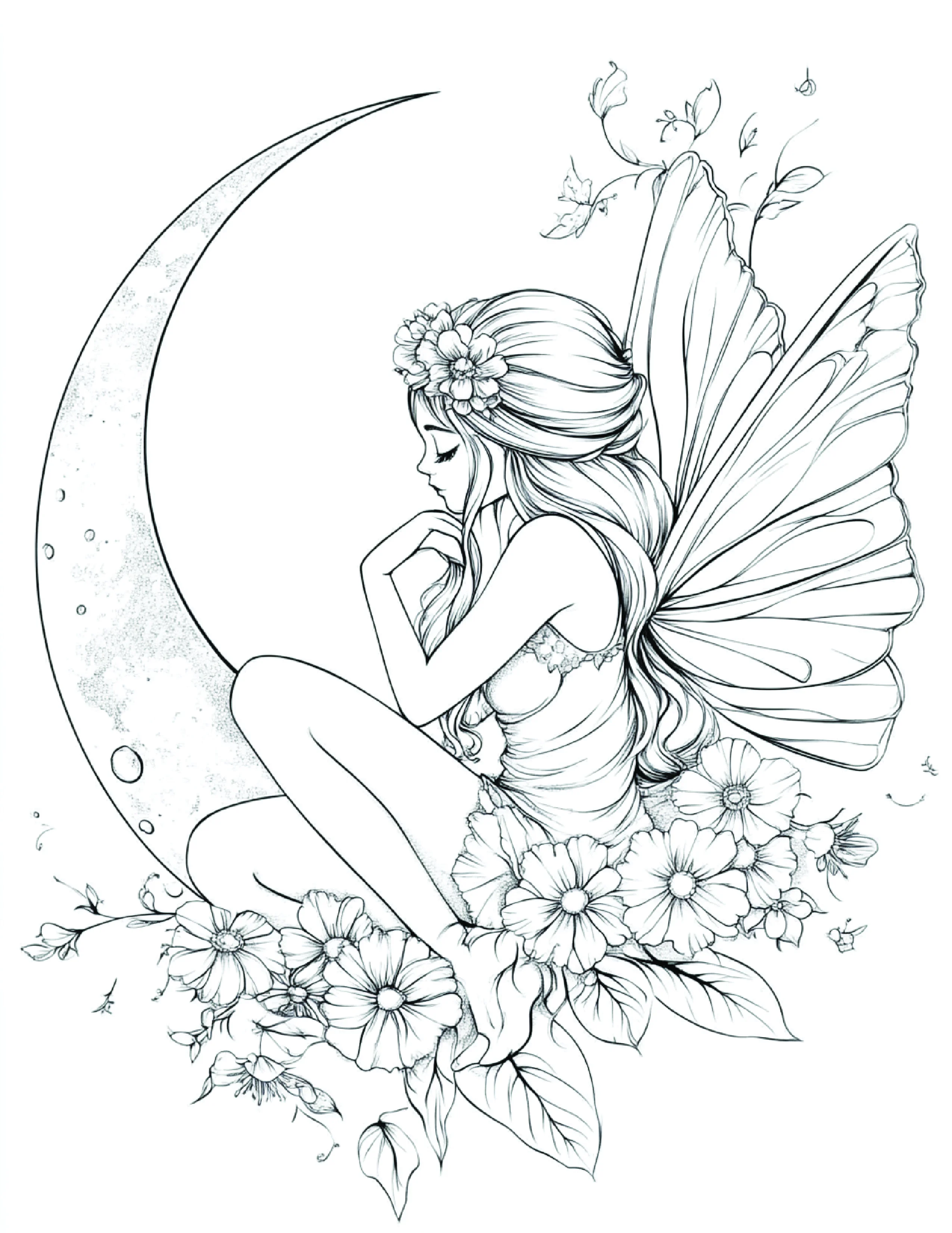 Fada da Lua para colorir 181