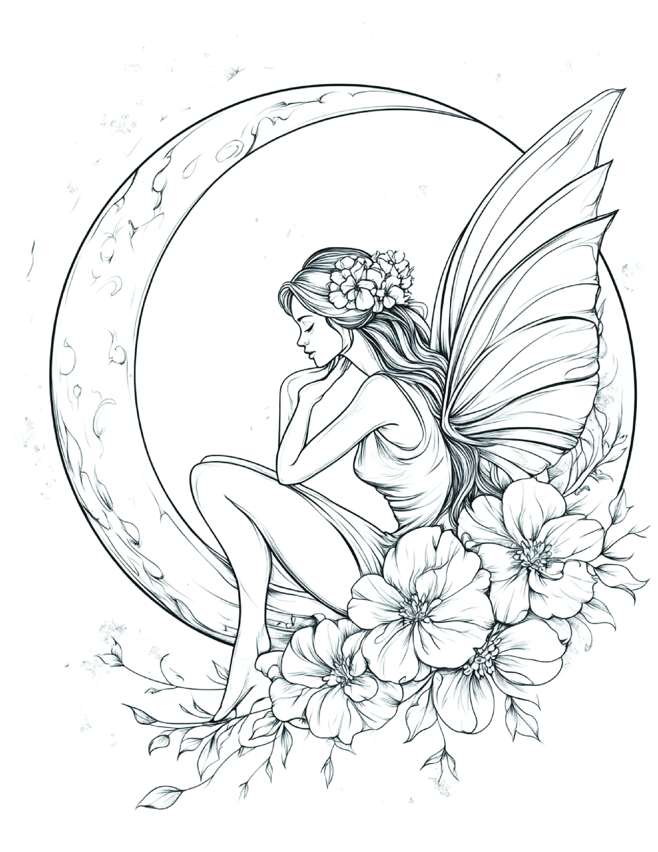 Fada da Lua para colorir 183