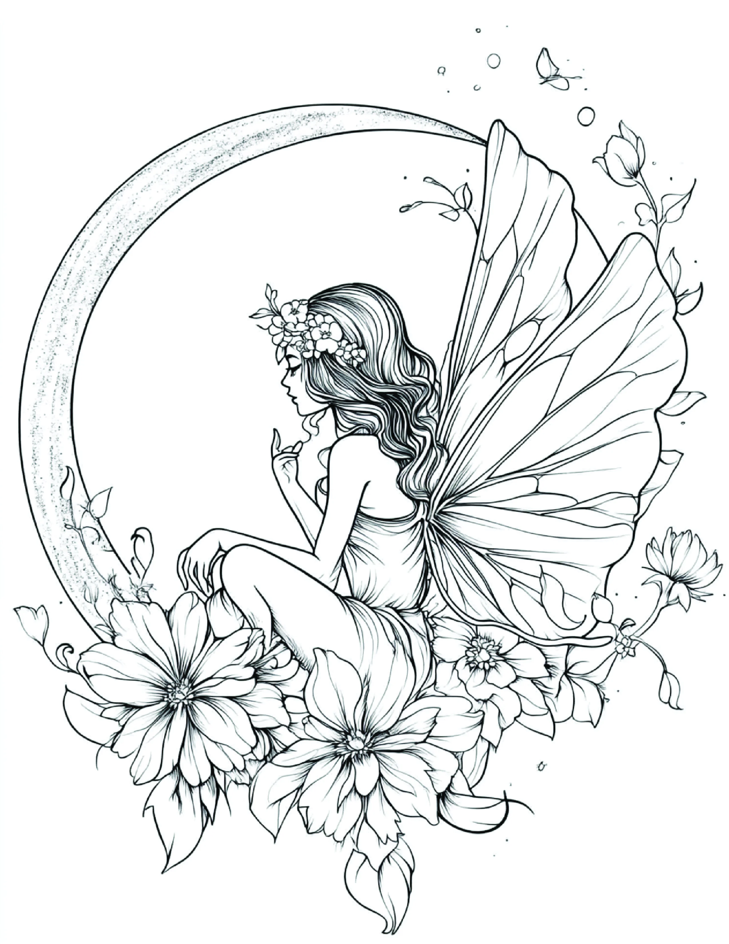 Fada da Lua para colorir 184