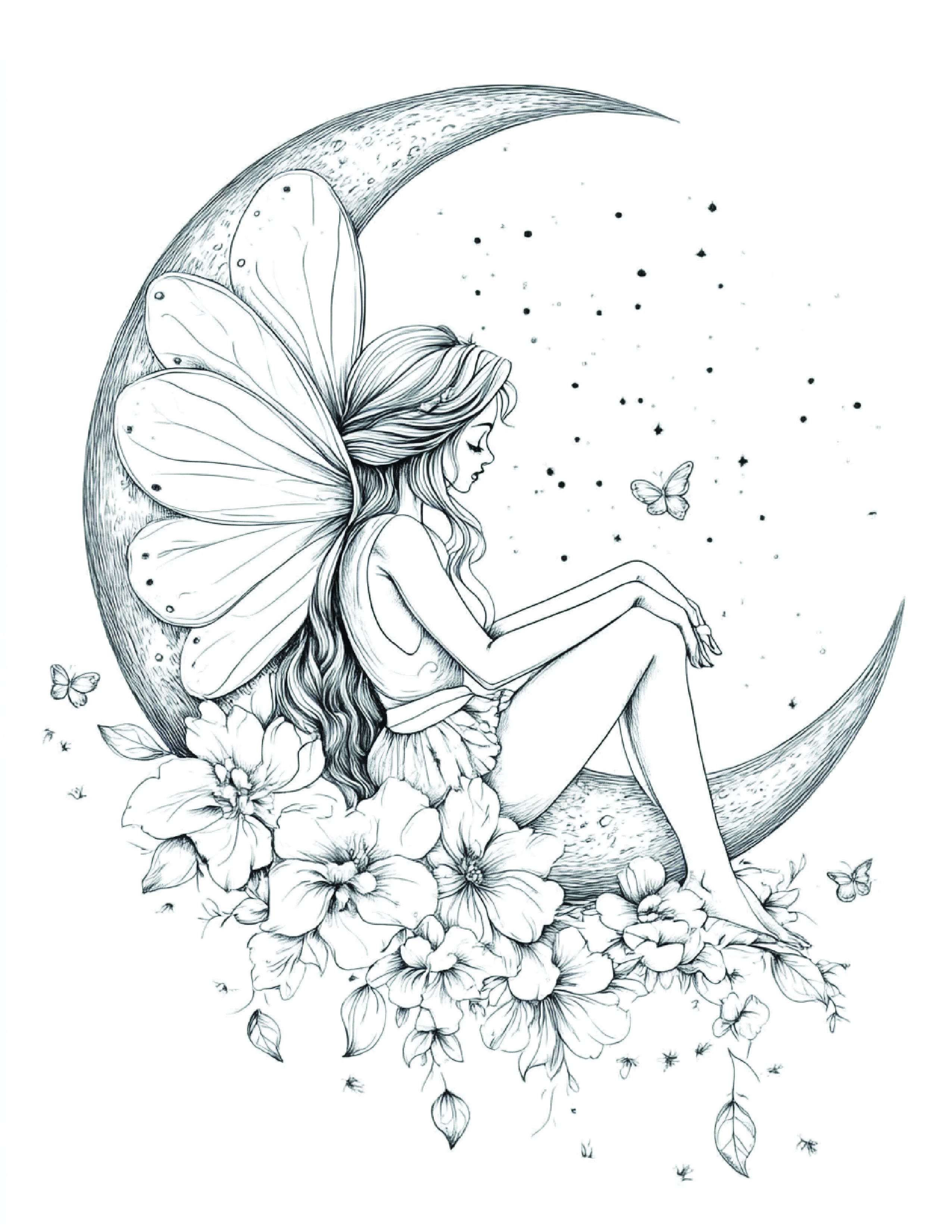 Fada da Lua para colorir 185