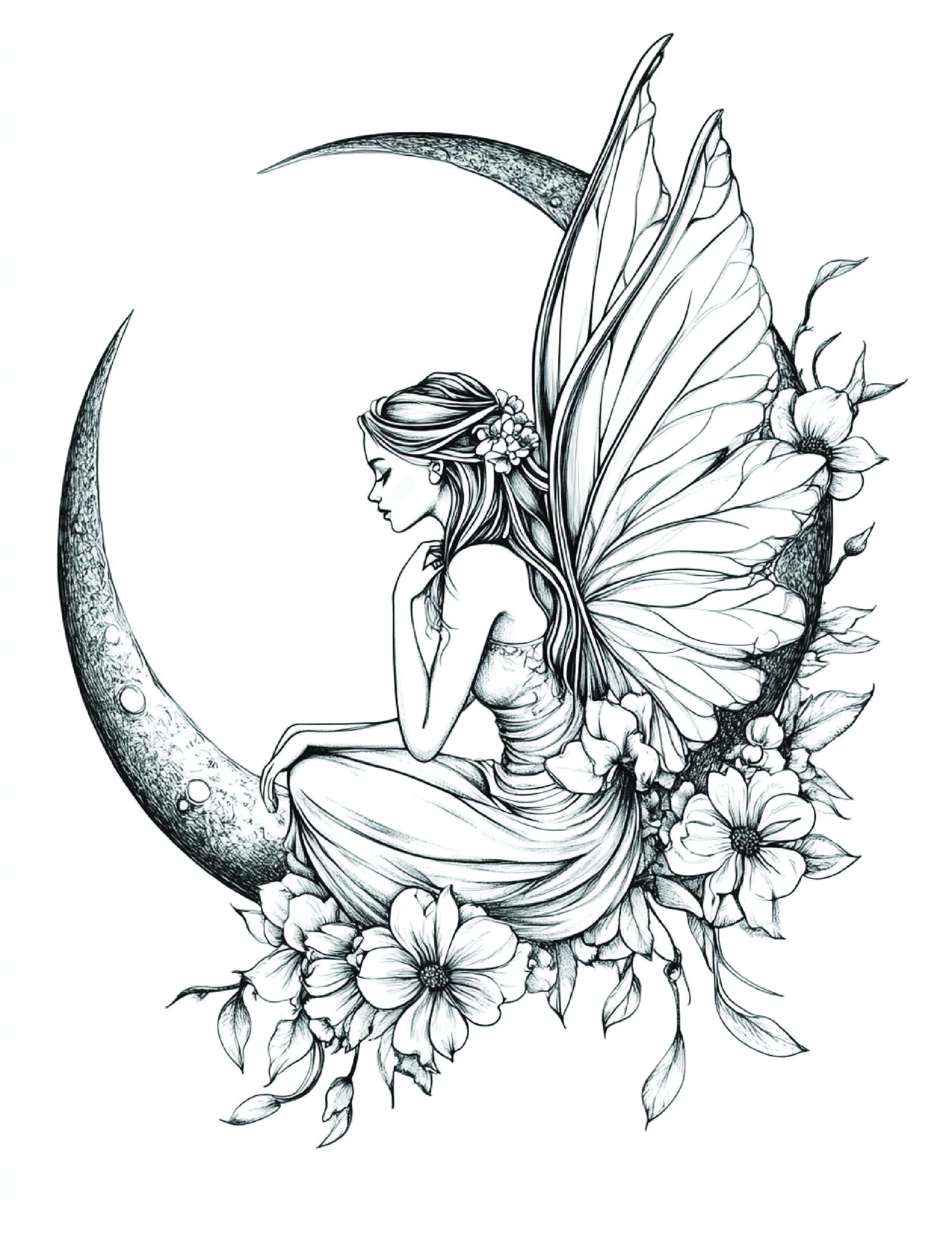 Fada da Lua para colorir 189