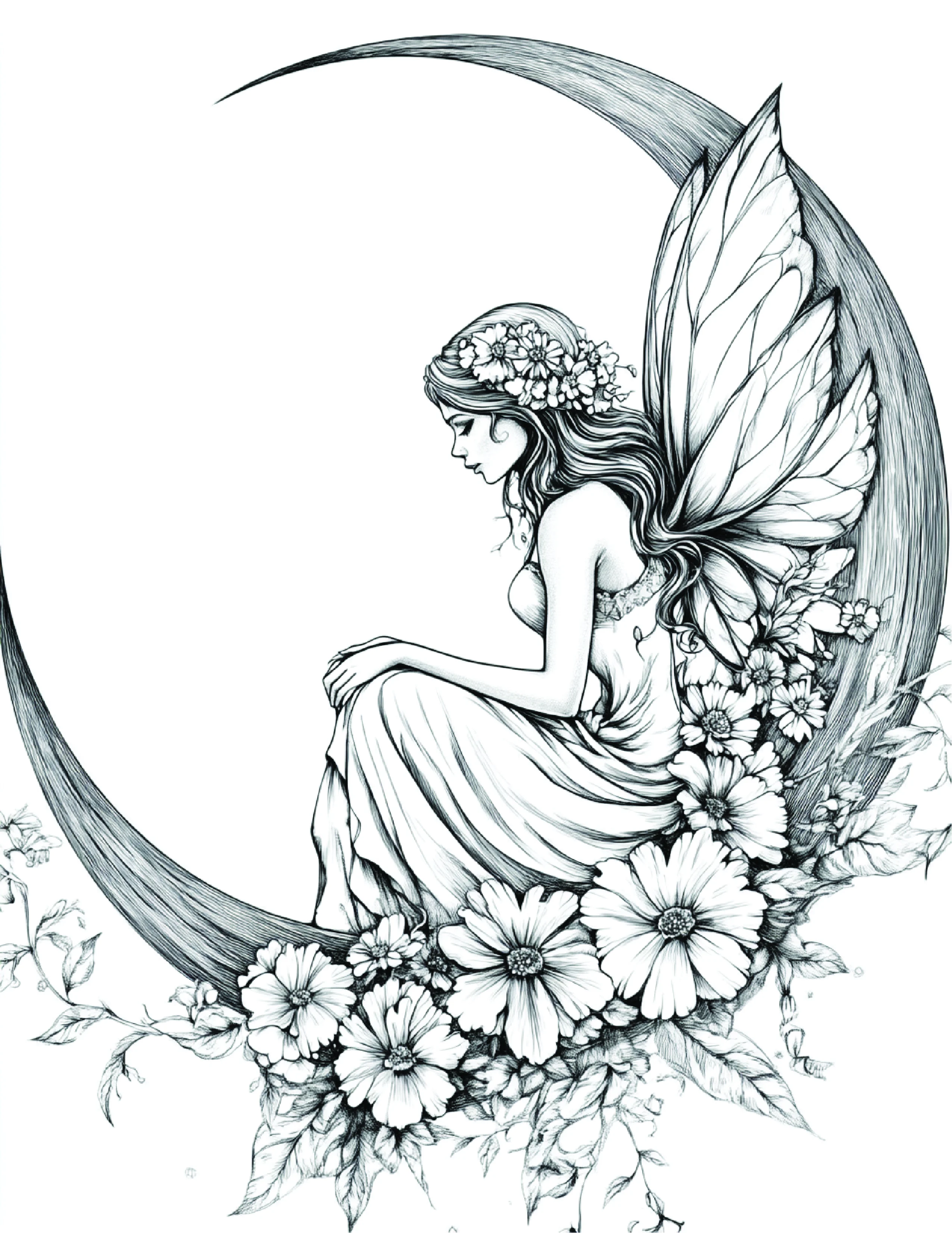 Fada da Lua para colorir 190