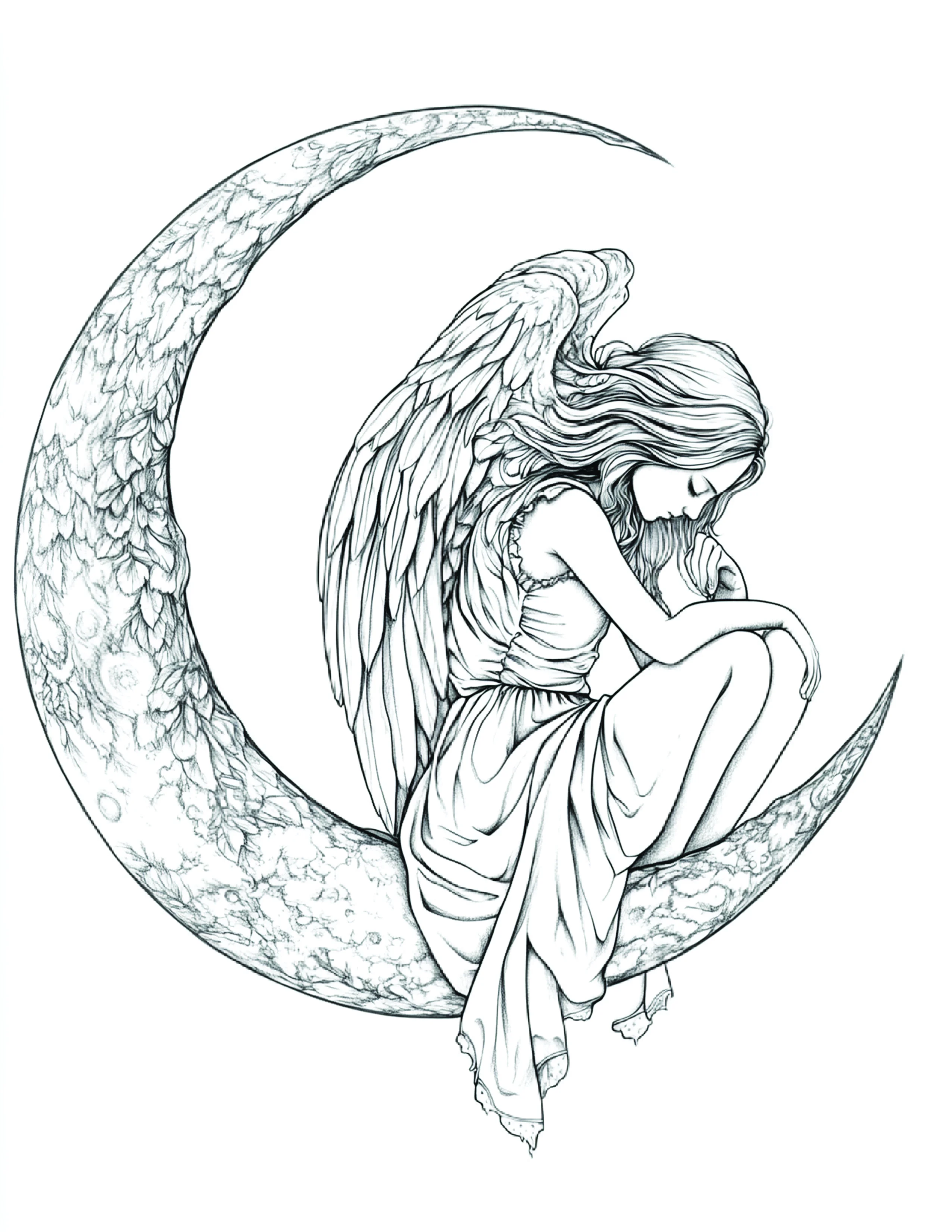 Fada da Lua para colorir 23