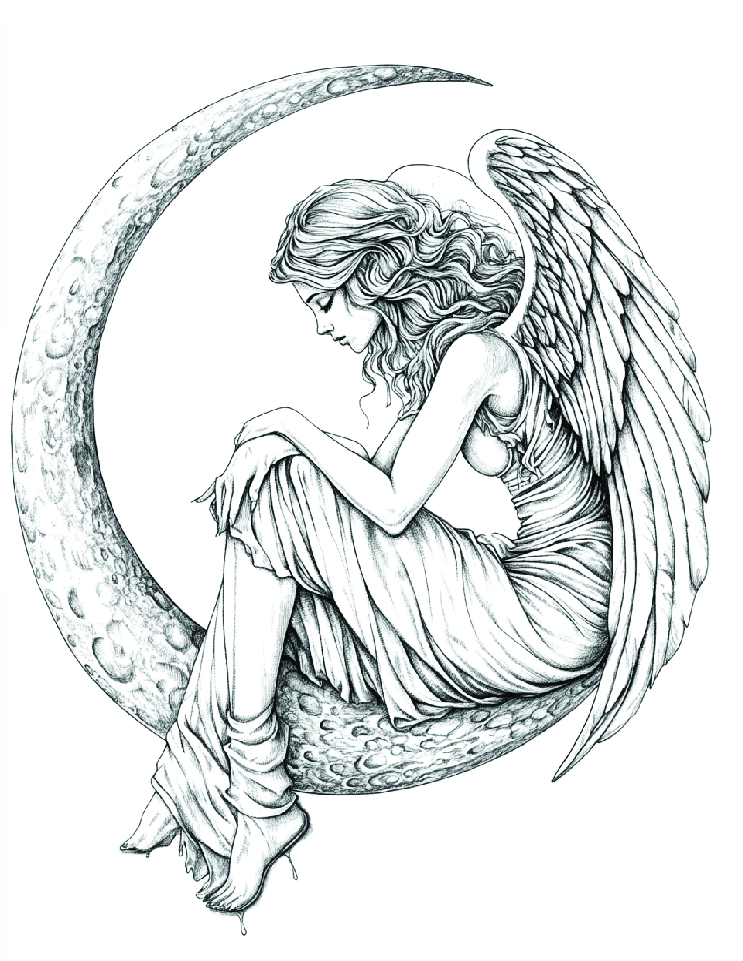 Fada da Lua para colorir 25