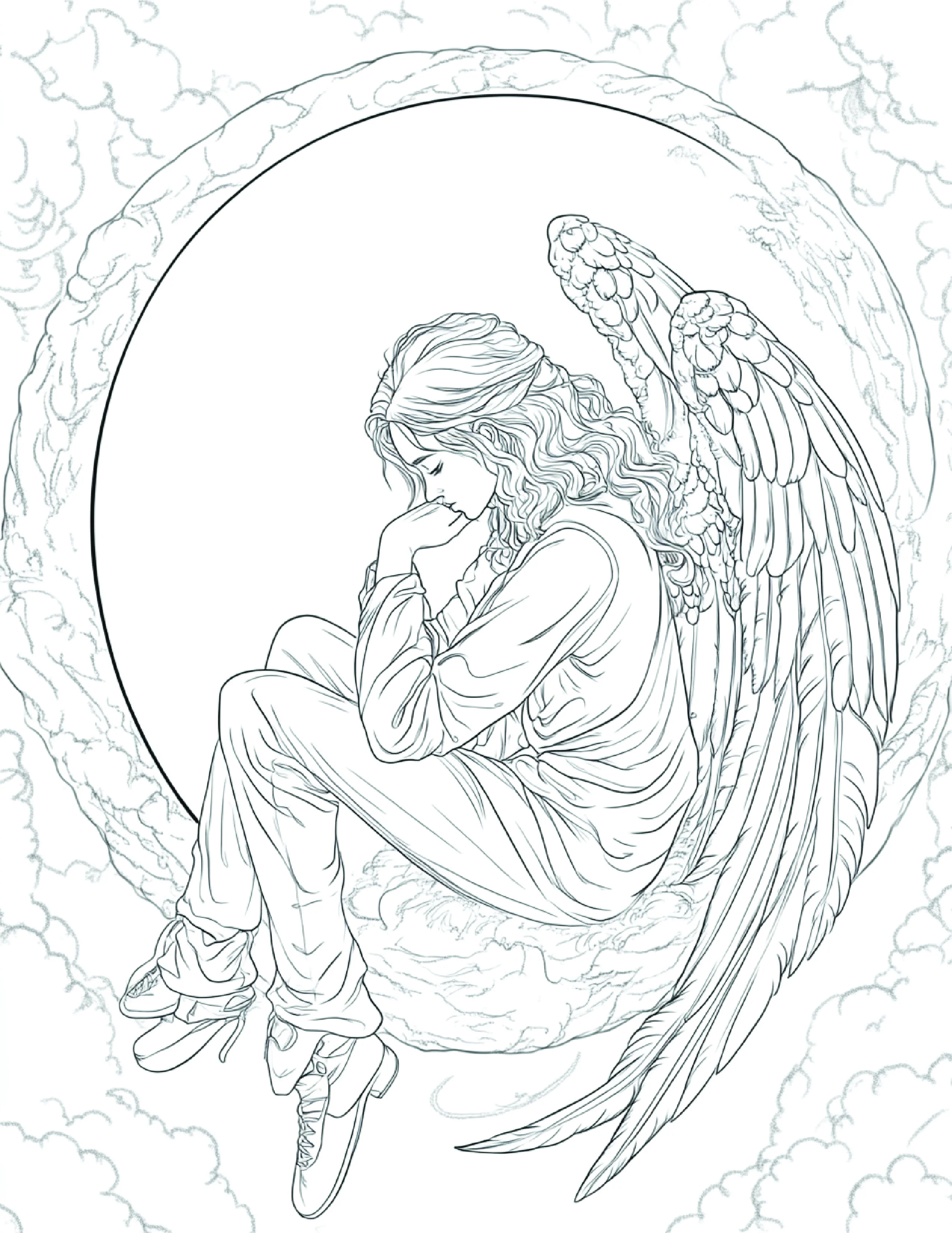 Fada da Lua para colorir 40