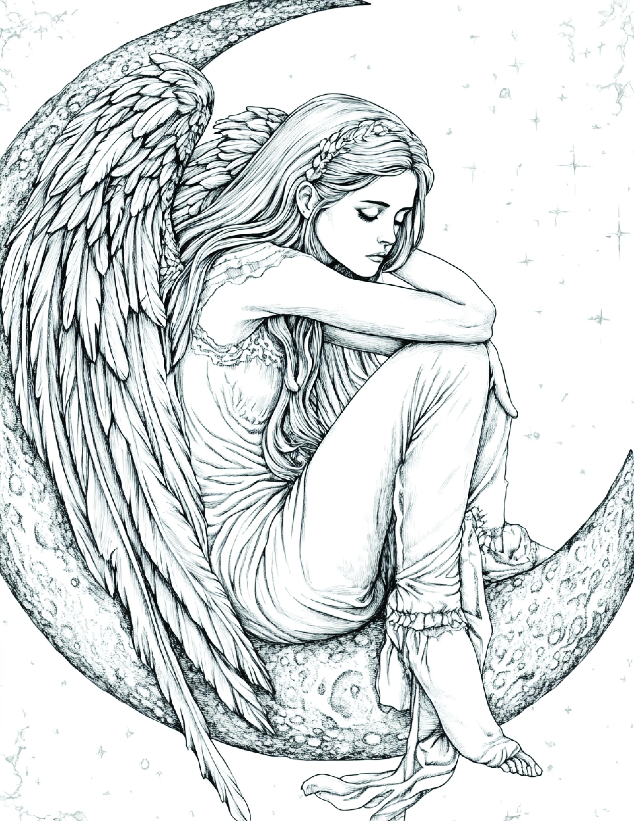 Fada da Lua para colorir 43