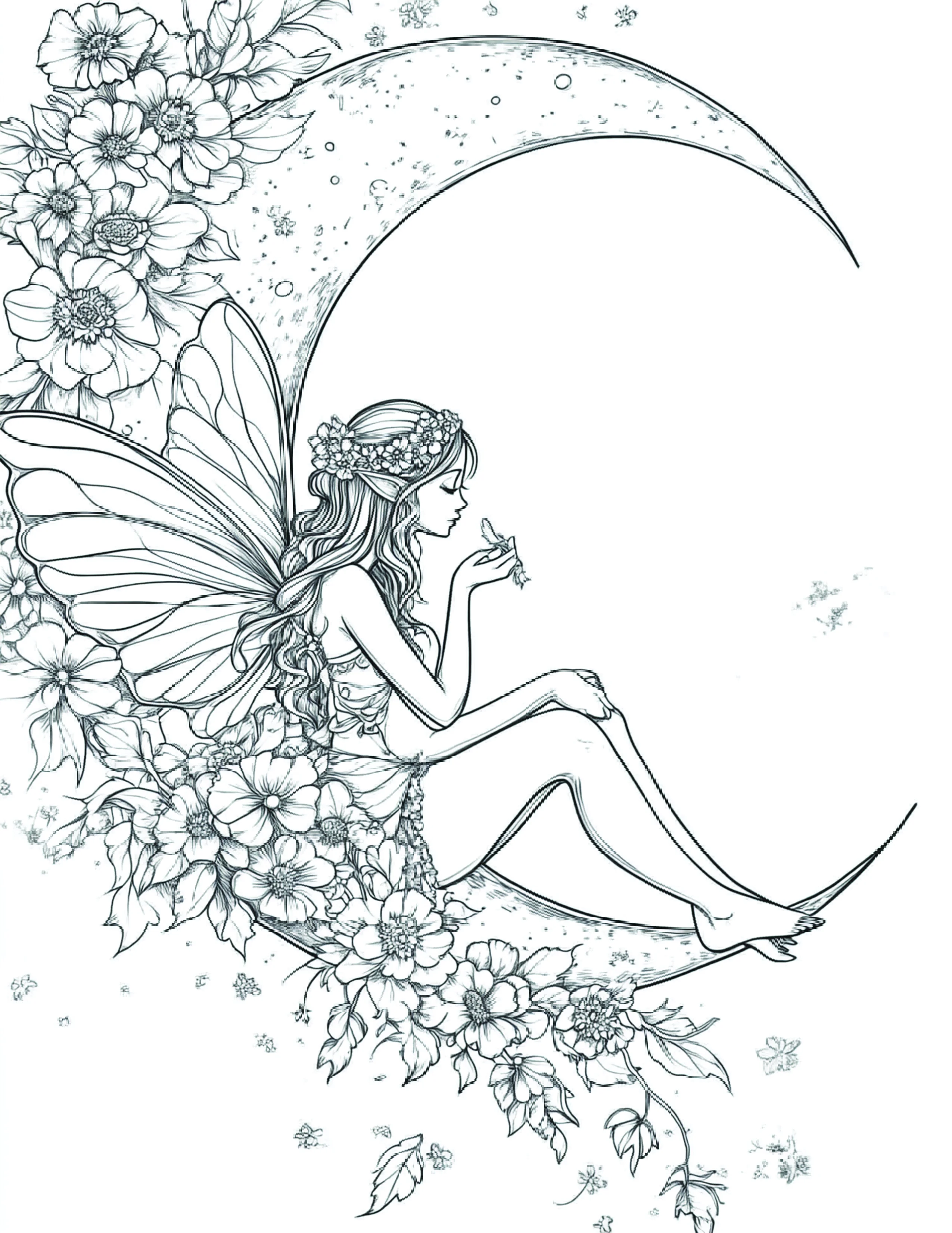 Fada da Lua para colorir 58