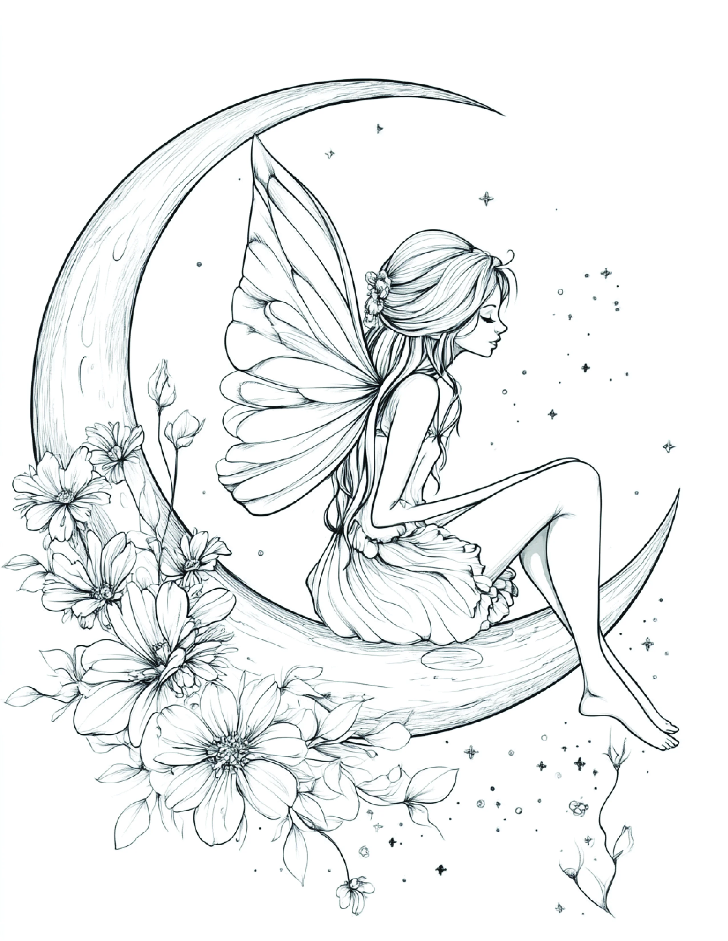 Fada da Lua para colorir 64