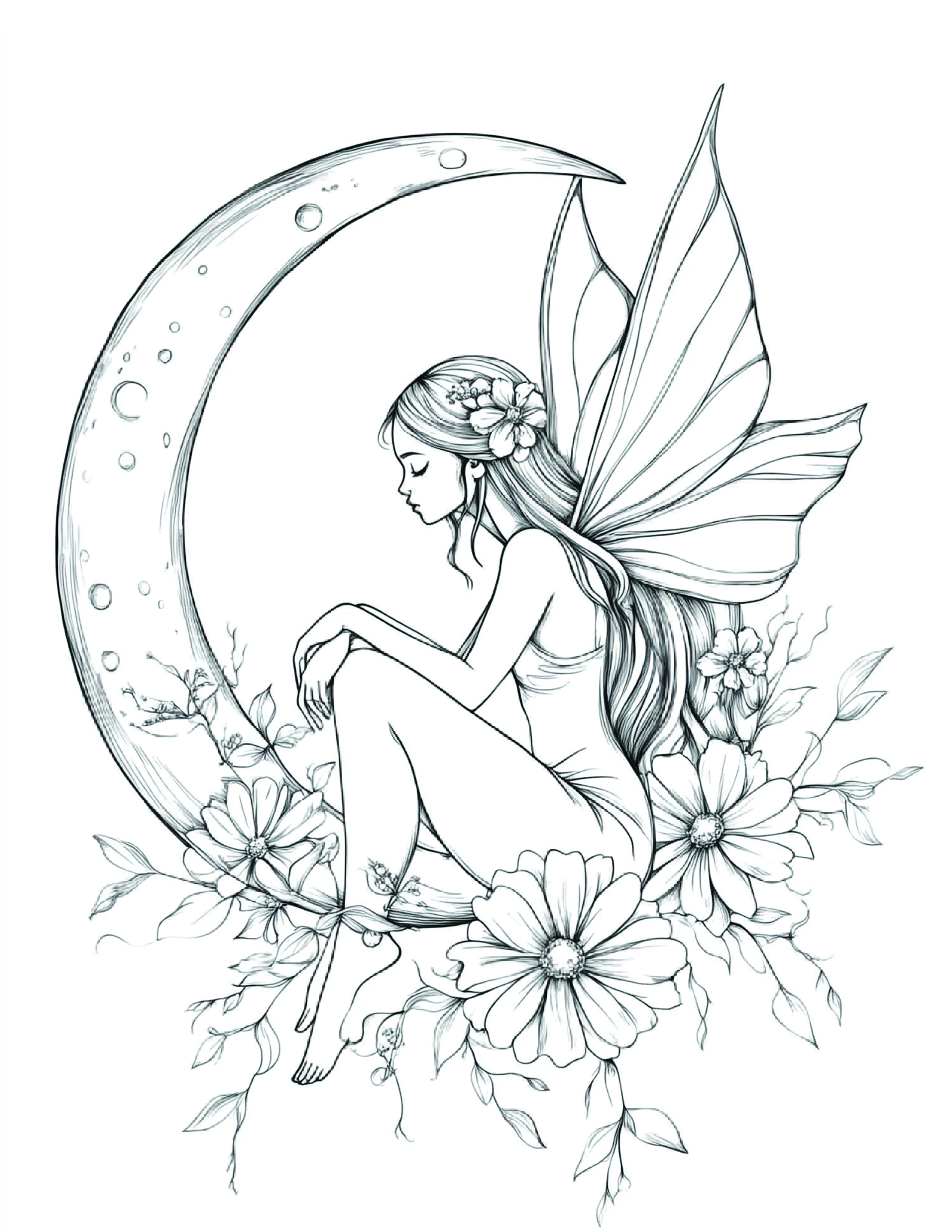 Fada da Lua para colorir 65