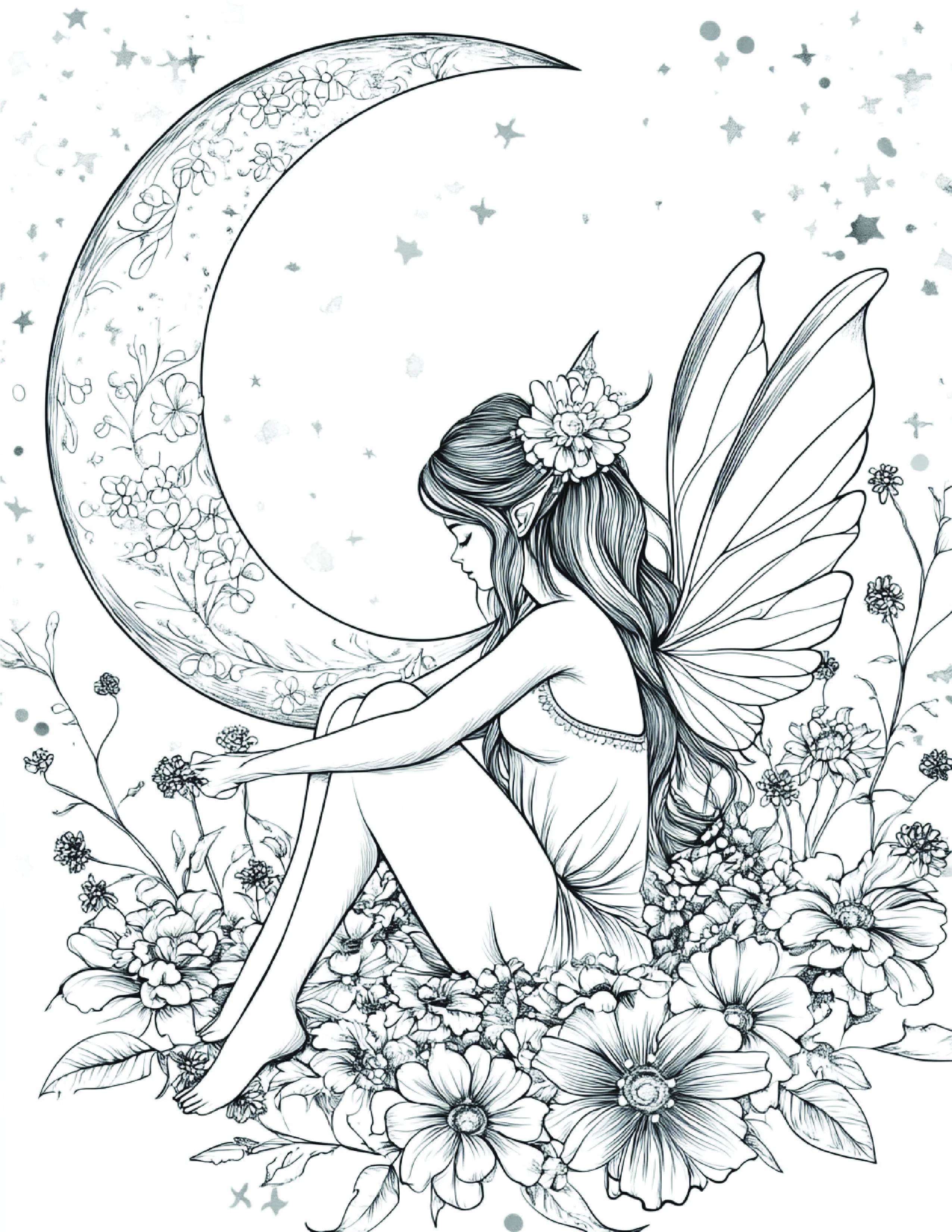 Fada da Lua para colorir 71