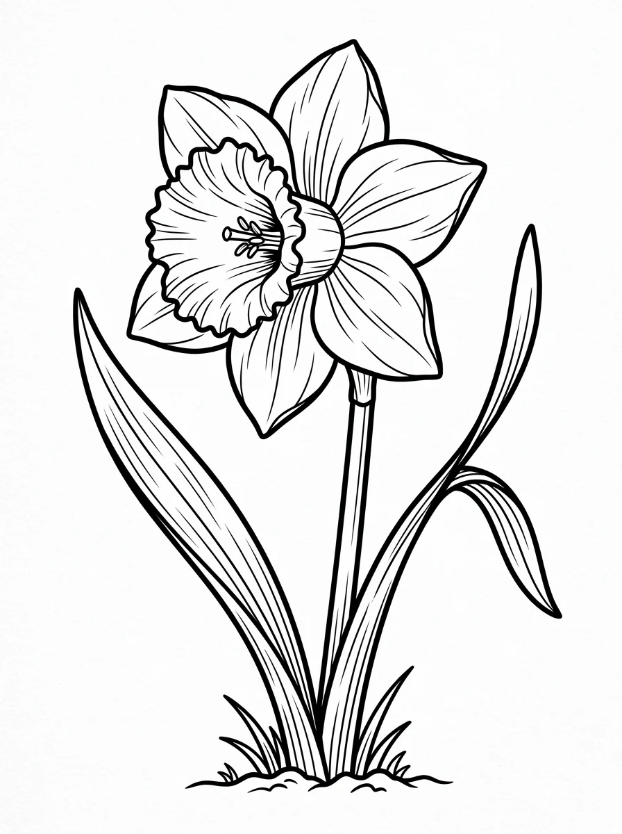 Flores para colorir 103