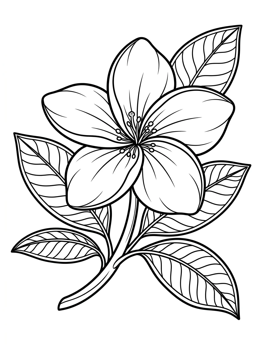Flores para colorir 124