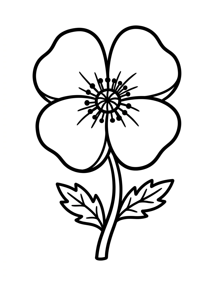 Flores para colorir 125