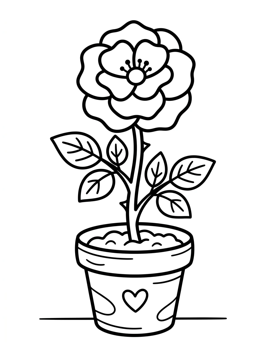 Flores para colorir 128