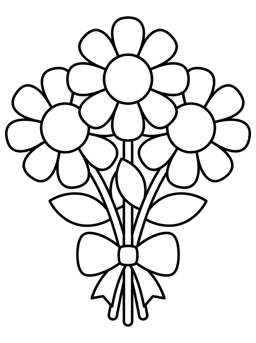 Flores para colorir 135