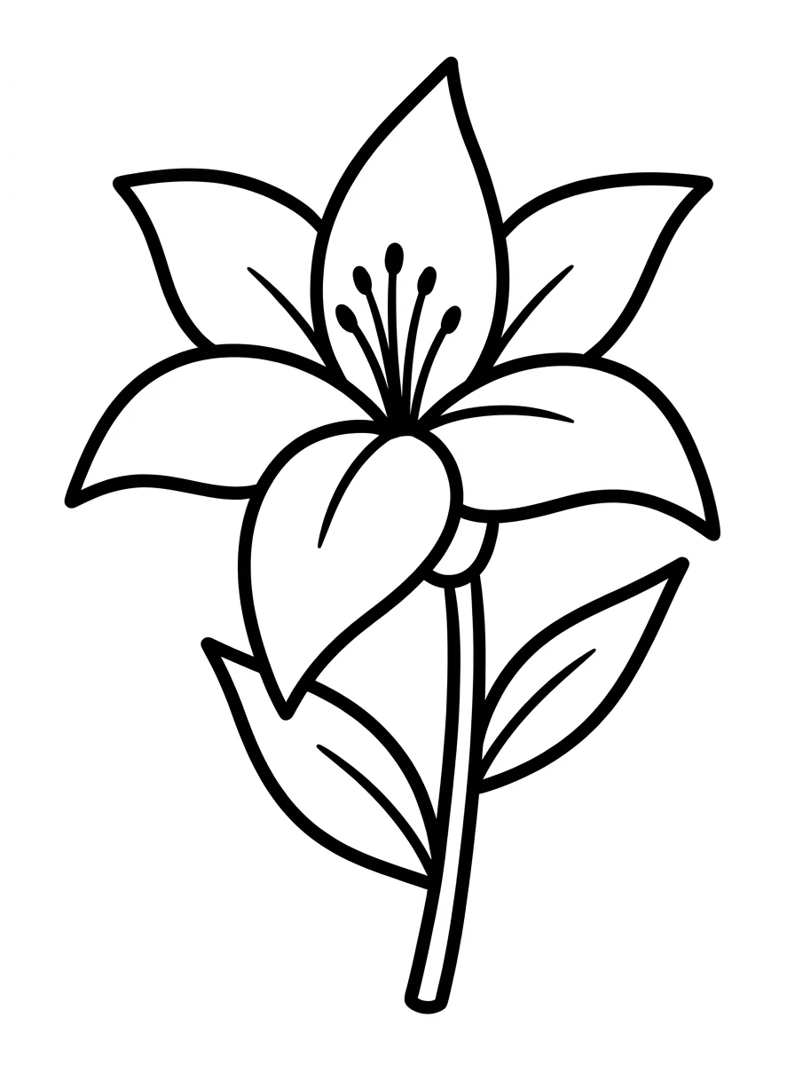 Flores para colorir 136