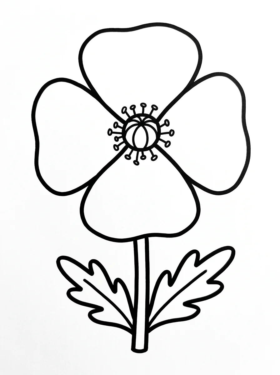 Flores para colorir 140