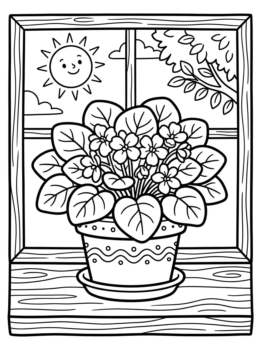 Flores para colorir 147