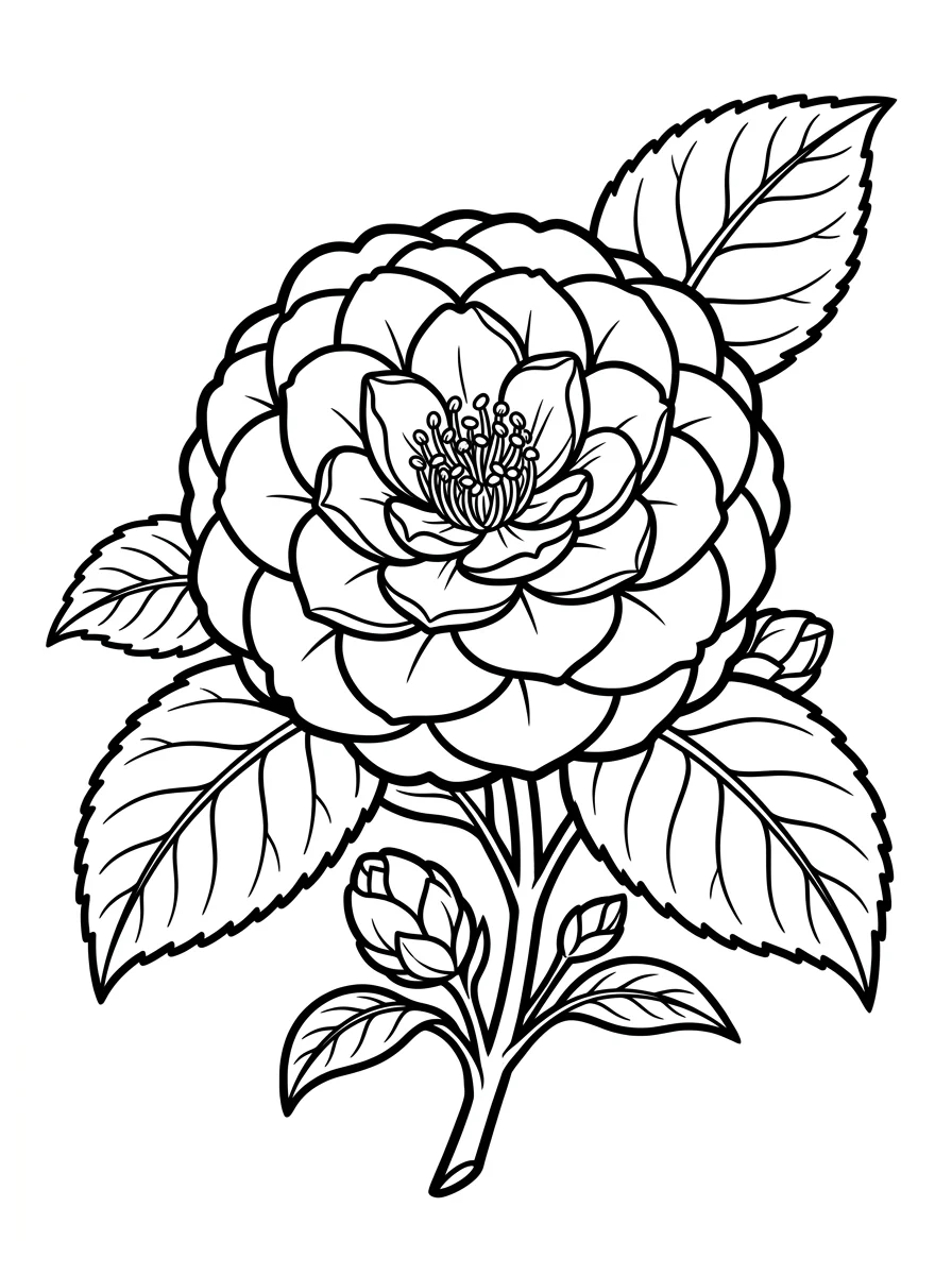Flores para colorir 15