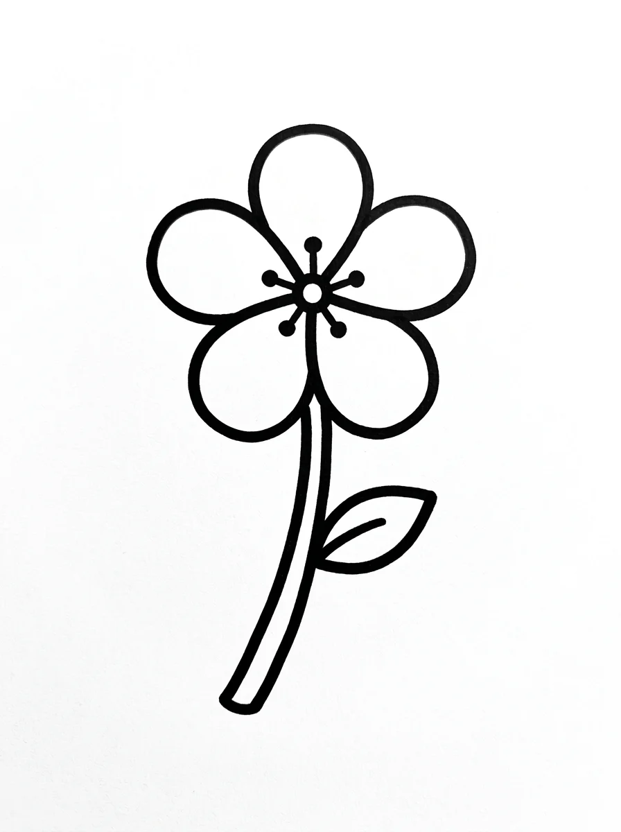 Flores para colorir 16