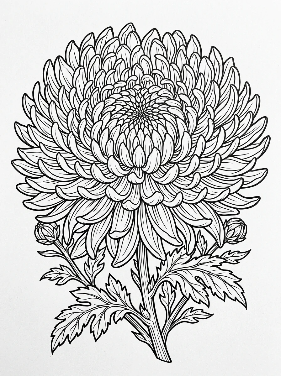 Flores para colorir 18