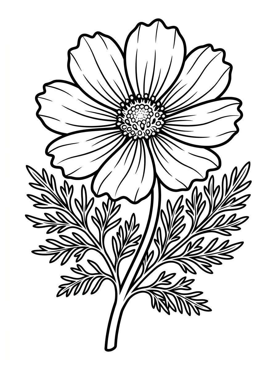 Flores para colorir 23