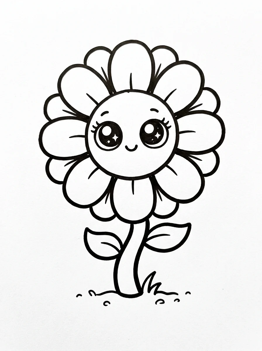 Flores para colorir 29