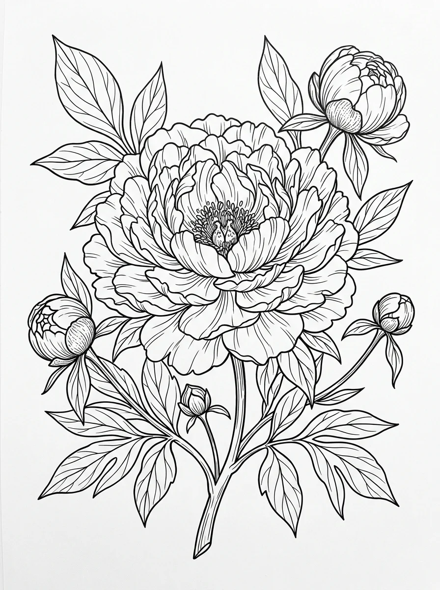 Flores para colorir 49