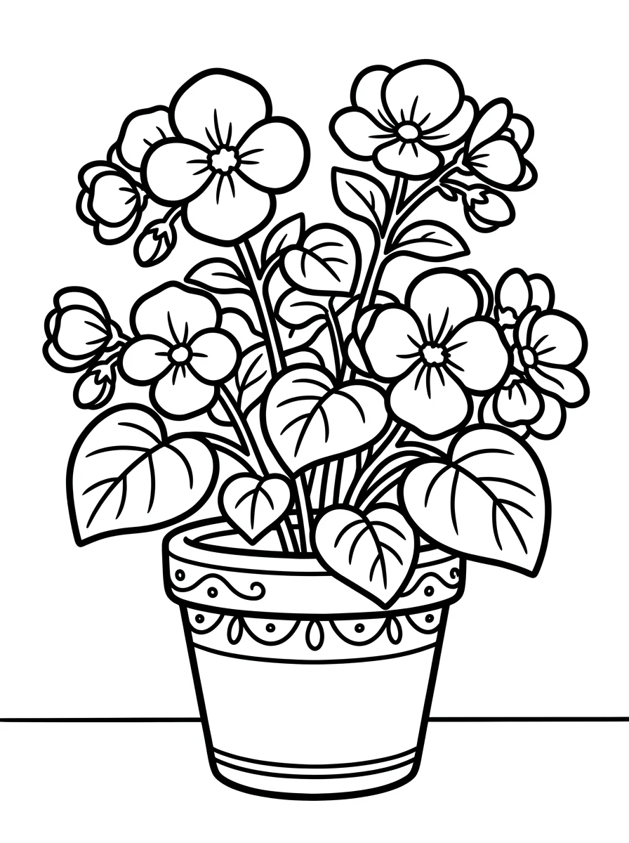 Flores para colorir 6