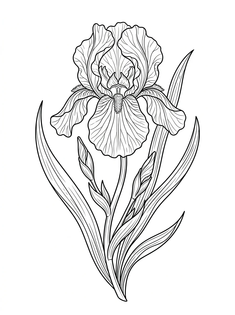 Flores para colorir 60