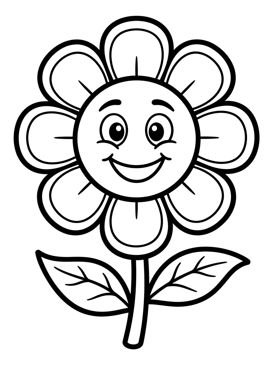 Flores para colorir 79