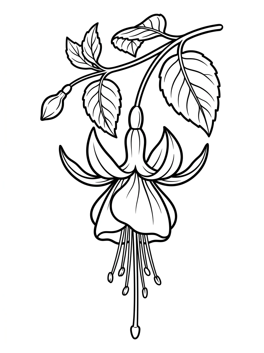 Flores para colorir 83