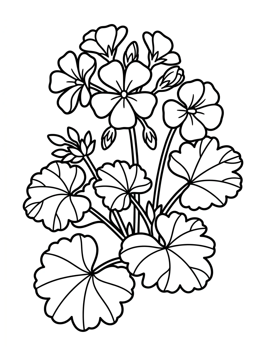 Flores para colorir 87
