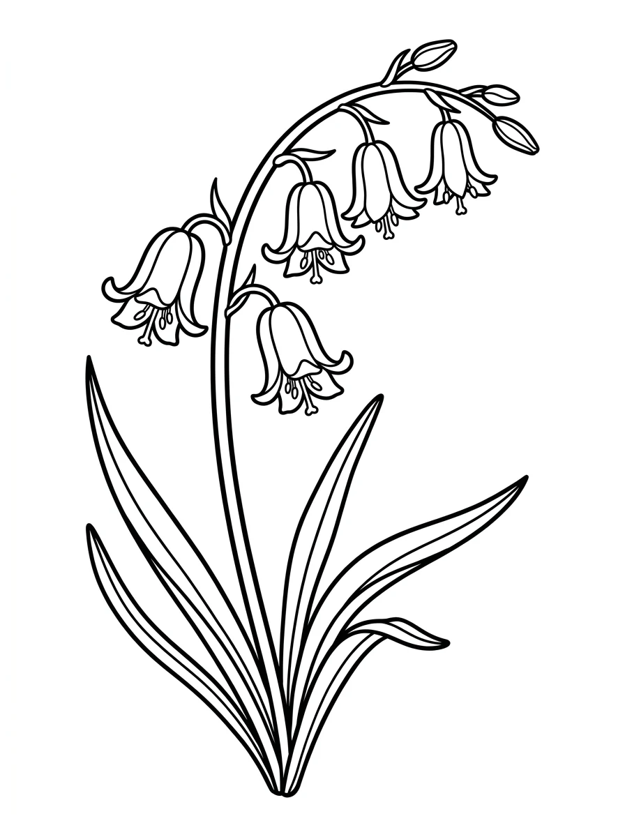 Flores para colorir 9
