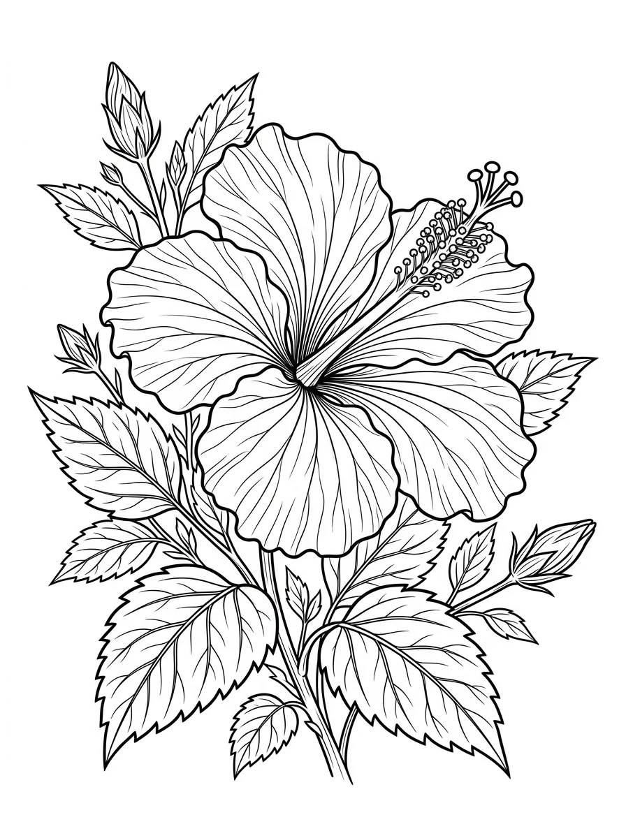 Flores para colorir 94
