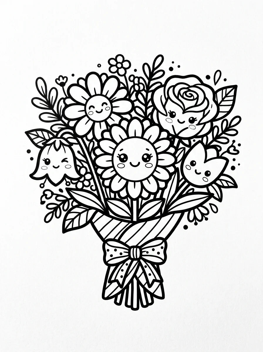 Flores para colorir 97