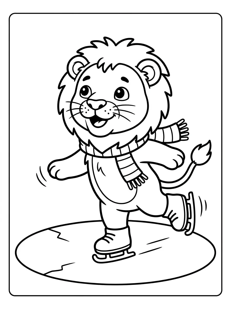 leao para colorir 40