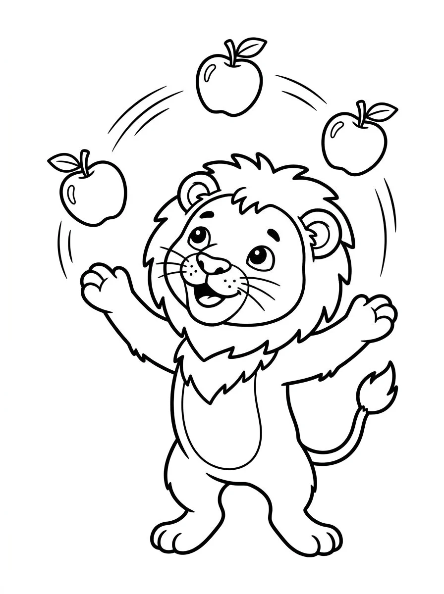 leao para colorir 41
