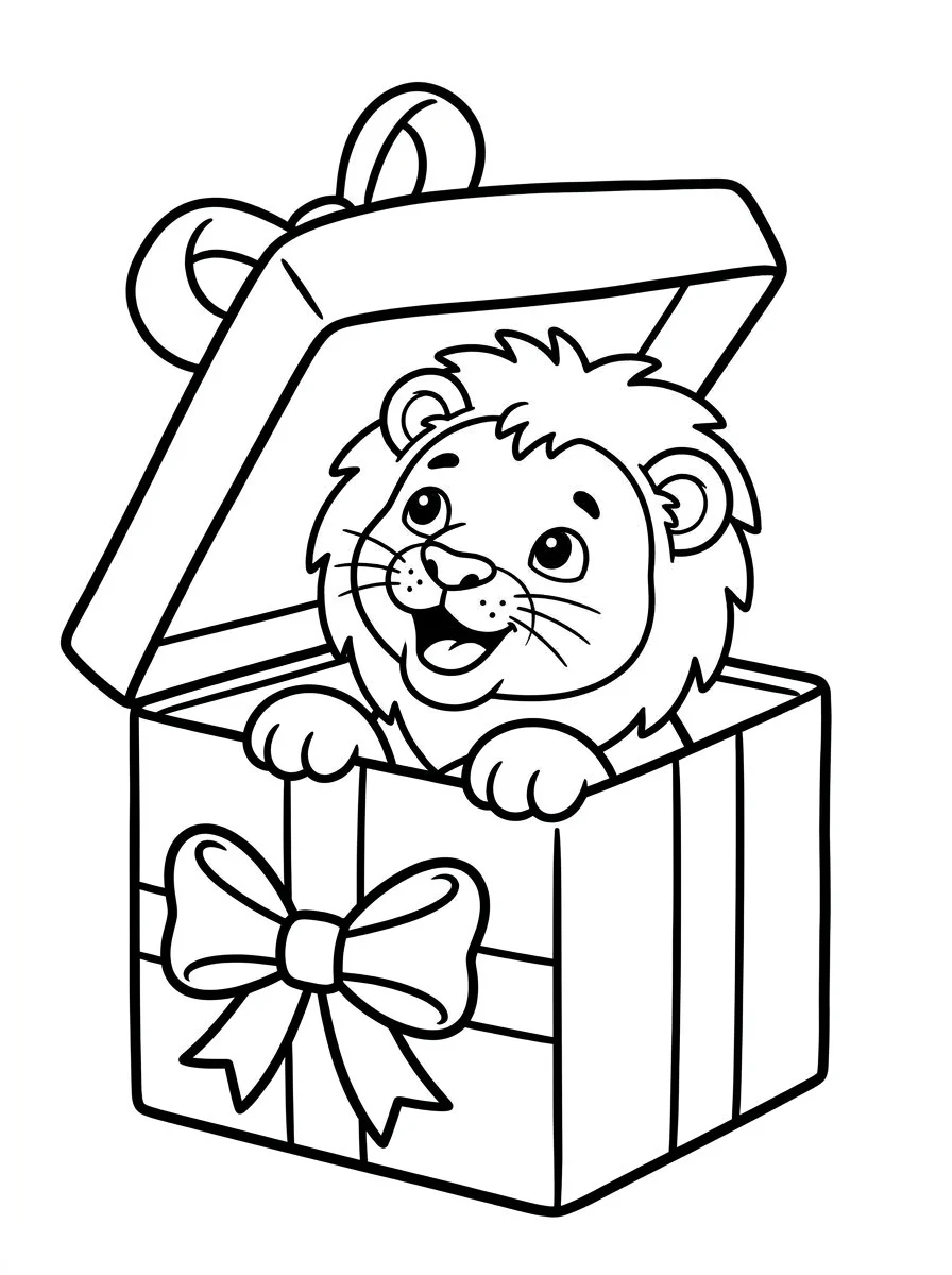 leao para colorir 48