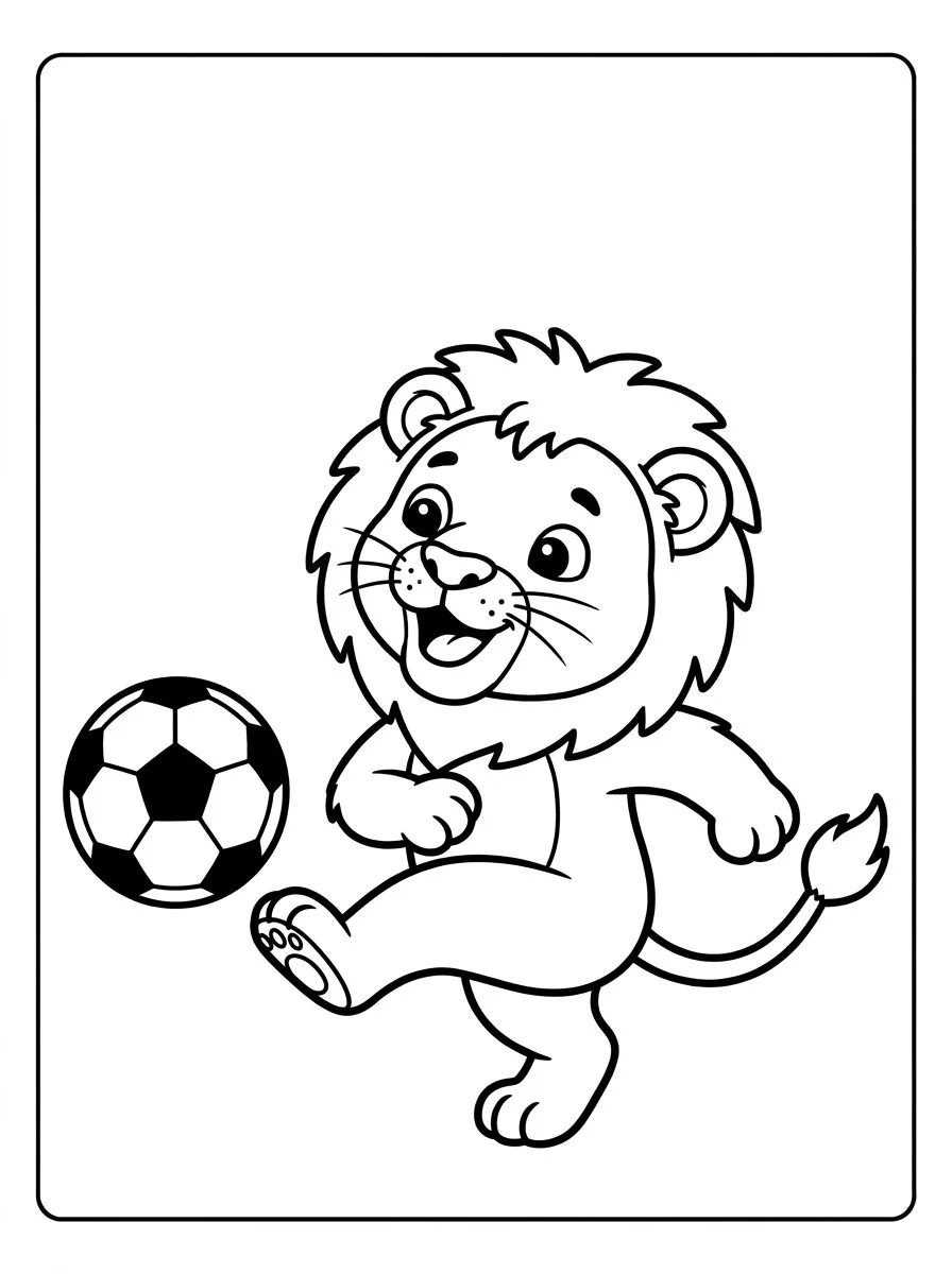 leao para colorir 51