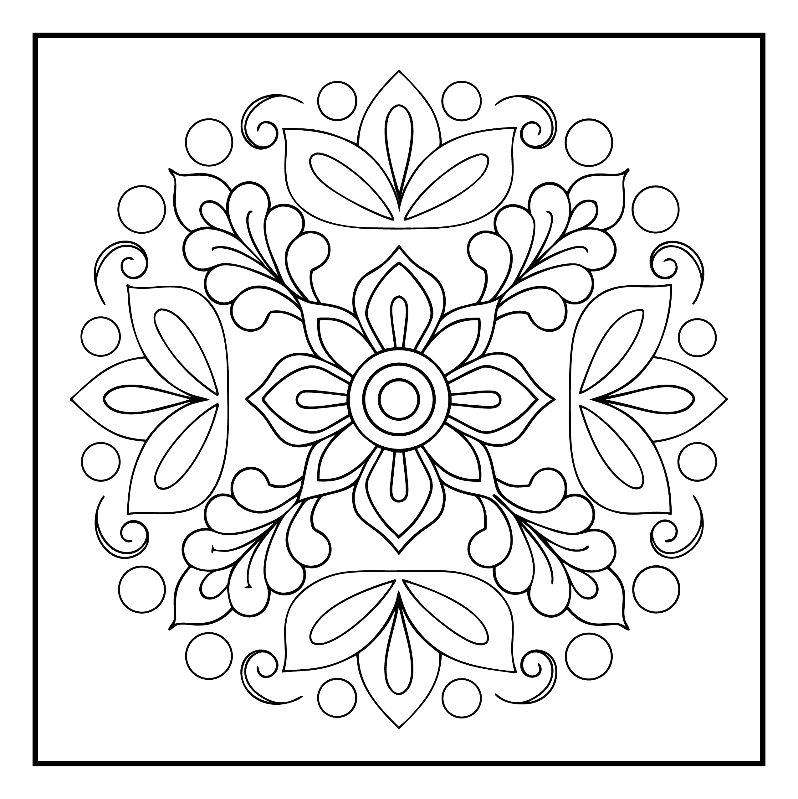 Mandala para colorir 25