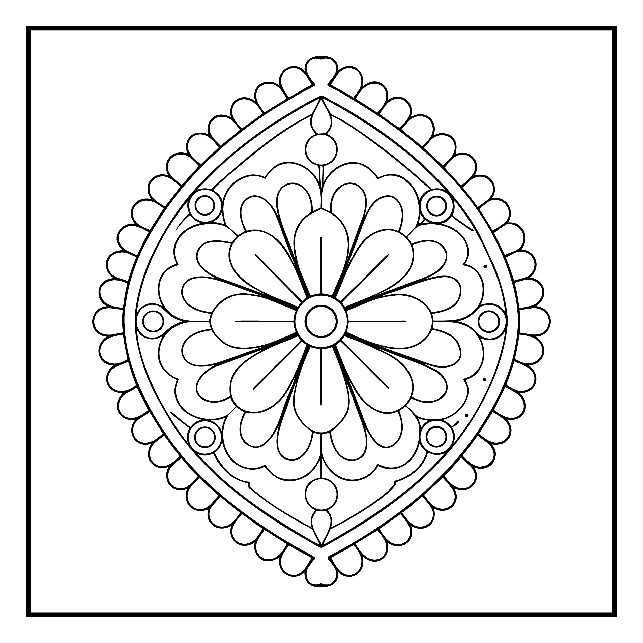 Mandala para colorir 27
