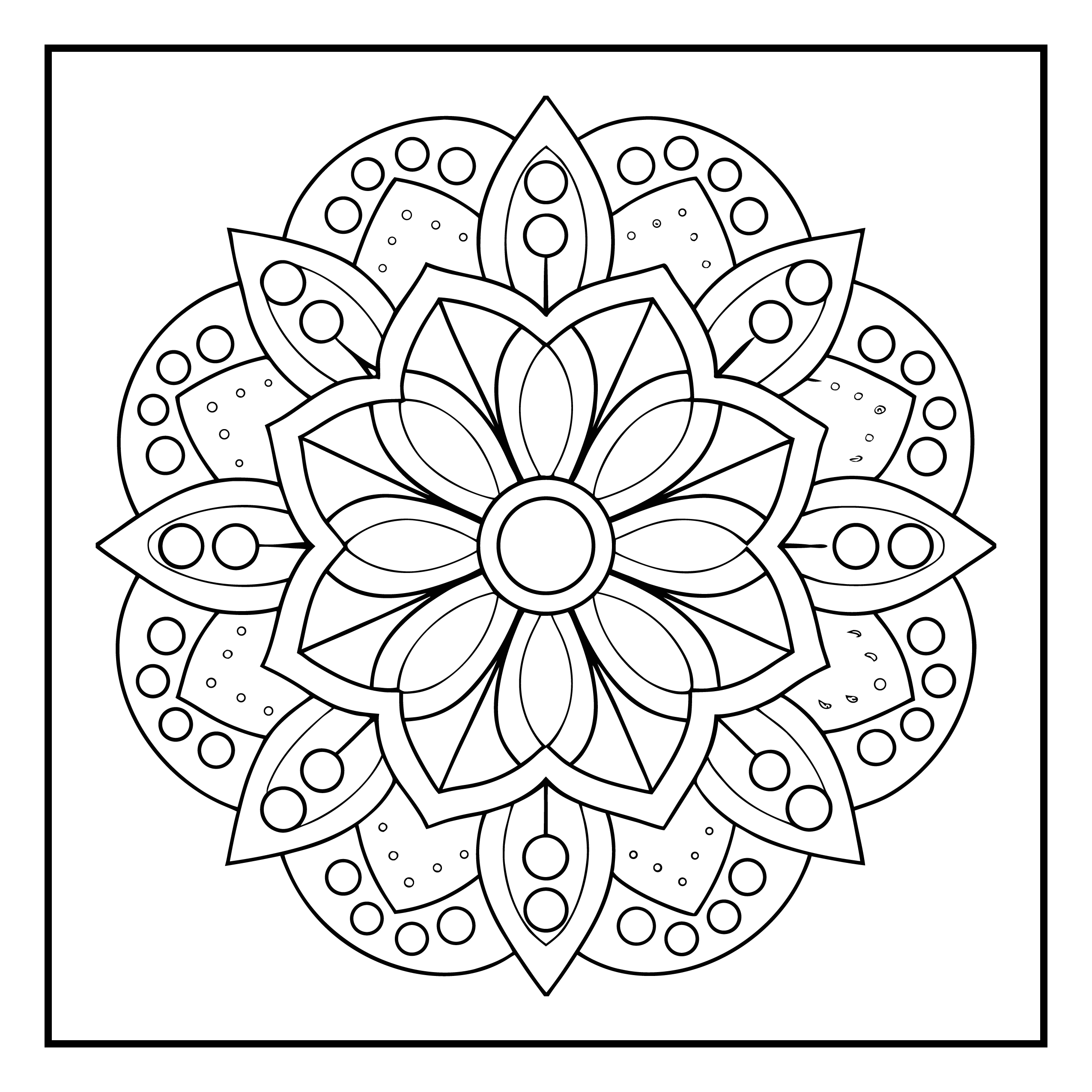 Mandala para colorir 37