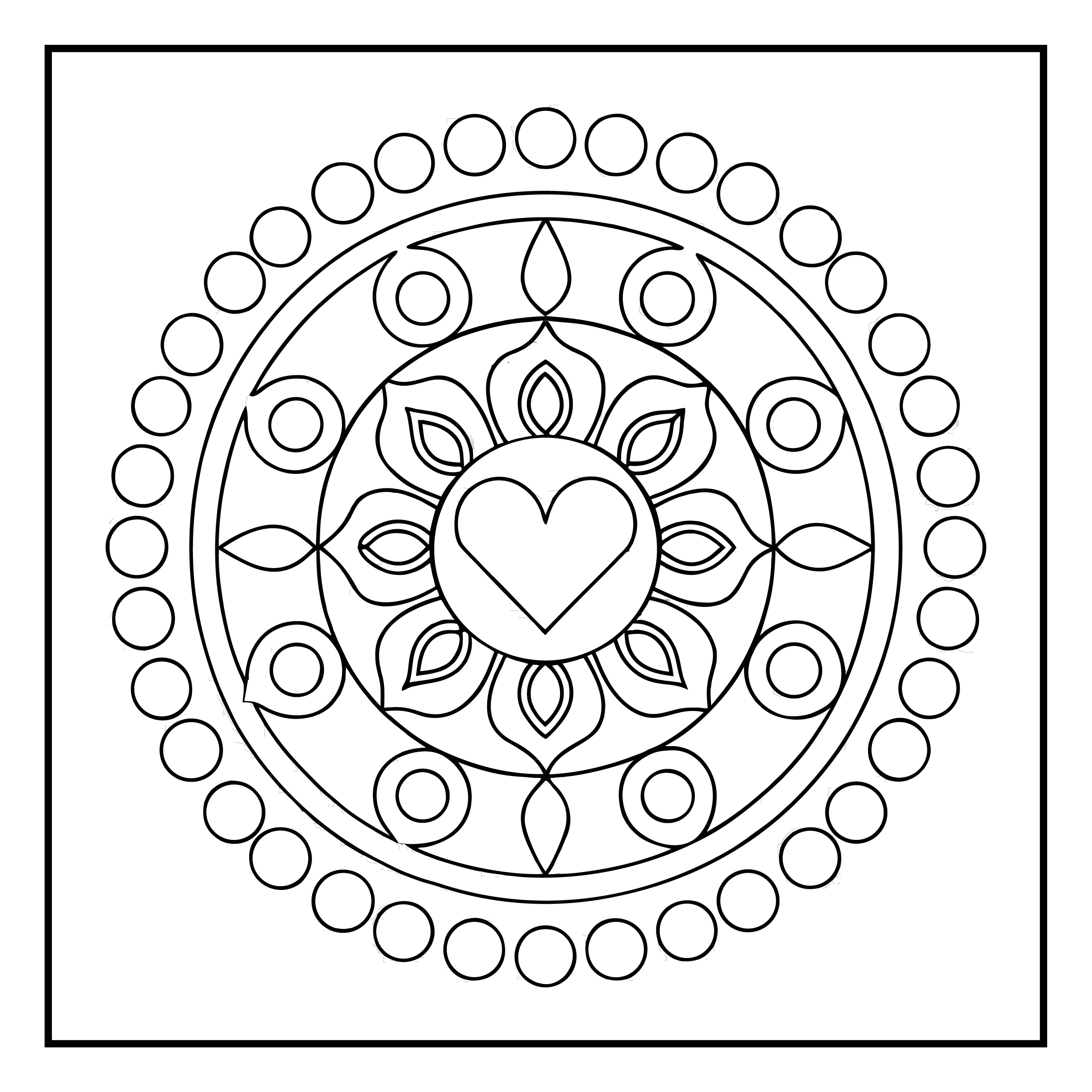 Mandala para colorir 41