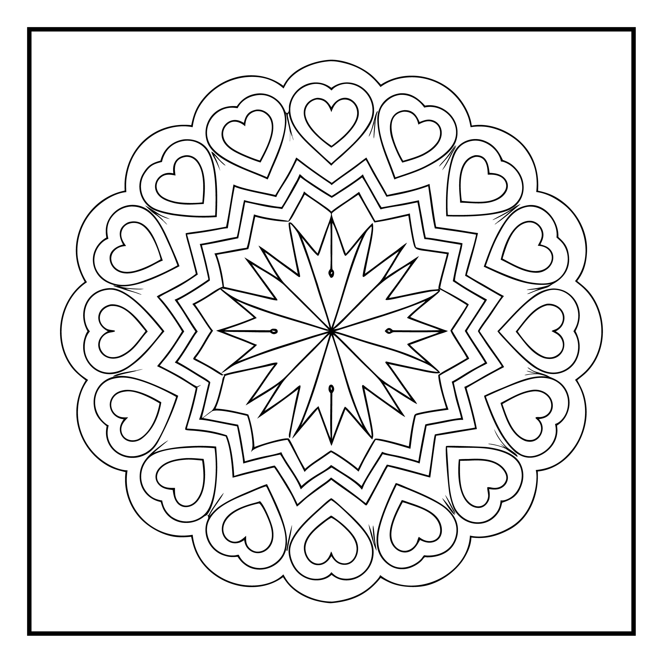 Mandala para colorir 53